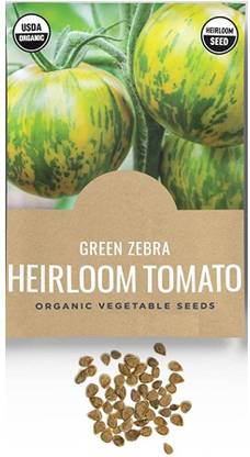 VibeX GBPUT-27 - Green Zebra Tomato - (150 Seeds) Seed