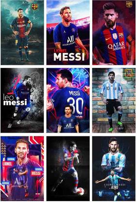 Best Collections of MESSI Postcard Pack of 27 Images Fine Art Print