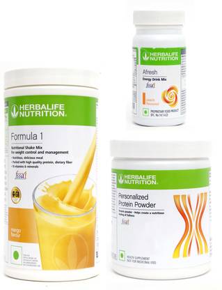Herbalife Nutrition FORMULA1MANGO 500 G 500 G PROTIEN 200 G AFRESH ENERGY DRINK PEACH 50 G Whey Protein
