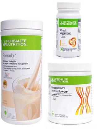 Herbalife Nutrition FORMULA1VANILLA 500 G PROTIEN 200 G AFRESH ENERGY DRINK GINGER 50 G Whey Protein