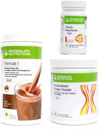 Herbalife Nutrition FORMULA1CHOCOLATE 500 G 500 G PROTIEN 200 G AFRESH ENERGY DRINK CINNAMAN 50 G Whey Protein