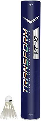 Transform VT-10 FAST White Feather Shuttle 1BOX -12 SHUTTLE Feather Shuttle  - White