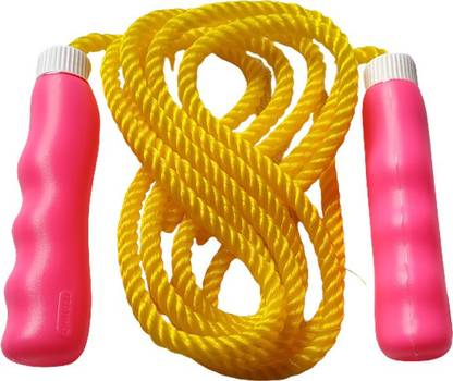 OTAHAM ~ NYLON JUMPING ROPE Length: 9Feet Comfortable upto 6 Ft People Multicolor Freestyle Skipping Rope