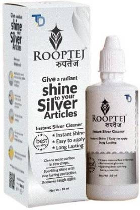 Rooptej Silver cleaning liquid Silver Cleaner Liquid Tarnish remover silver metal polish Stain Remover