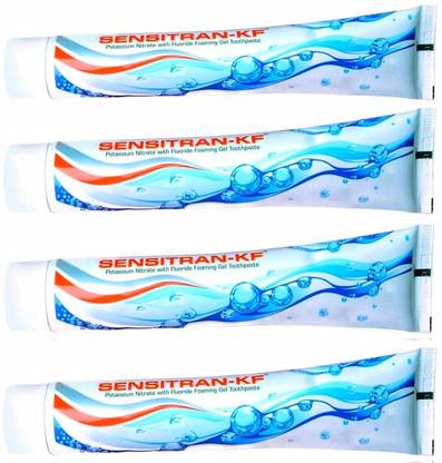 Sensitran-KF Toothpaste For Tooth Pain , Teeth Whitening , Bad Mouth Smell- 100 gm(Pack Of 4) Toothpaste