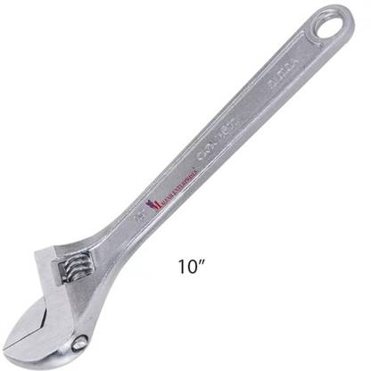MALFAH ENTERPRISES DELI DL010A SPANNER ADJUSTABLE 10INCH ( 0-30MM 250M) Single Sided Open End Wrench