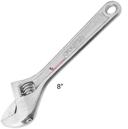 MALFAH ENTERPRISES DELI DL008A SPANNER ADJUSTABLE 8INCH (0-28MM 200M) Single Sided Open End Wrench