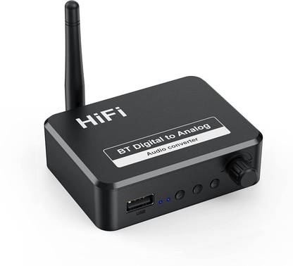 Etzin Bluetooth 5.1 Digital Audio Receiver DAC Digital to Analog Converter EPL-843WA Media Streaming Device