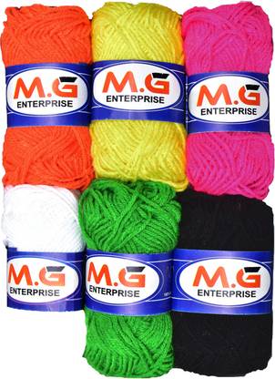 M.G Enterprise 100% Acrylic Wool Mix 7A 6 Pc M.G - Art-IHE