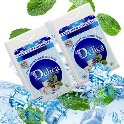Delica Polar Mint Fresh Breath Instant Mouth & Bad Breath Freshner Spray