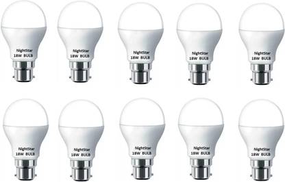Nightstar 18 W Basic Round B22 LED Bulb