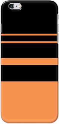 NDCOM Back Cover for iPhone 6s Plus Orange Stripe Pattern Printed