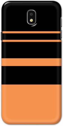 NDCOM Back Cover for Samsung Galaxy J7 Pro Orange Stripe Pattern Printed