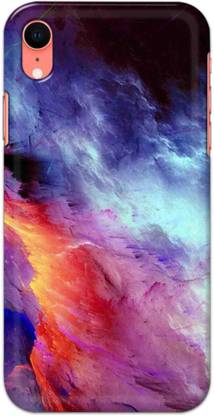 NDCOM Back Cover for iPhone XR Color Explosion Printed