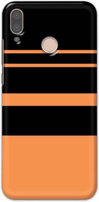 NDCOM Back Cover for HUAWEI P20 LITE Orange Stripe Pattern Printed