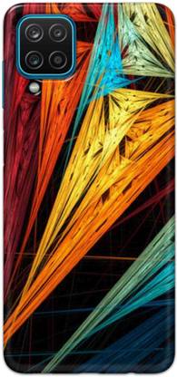 NDCOM Back Cover for Samsung Galaxy A12 Colorful Print Printed