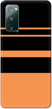 NDCOM Back Cover for Samsung Galaxy S20 FE 5G Orange Stripe Pattern Printed