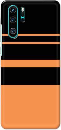 NDCOM Back Cover for Huawei P30 Pro Orange Stripe Pattern Printed