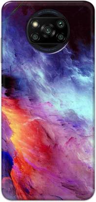 NDCOM Back Cover for POCO X3 Pro Color Explosion Printed