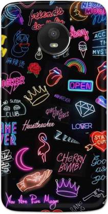 NDCOM Back Cover for Moto e4 plus Friends Don’t Lie Printed