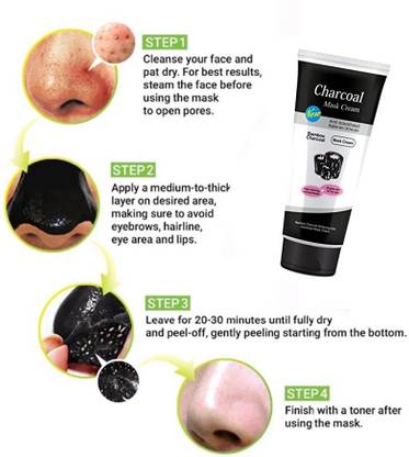 LILLYAMOR Blackhead Remover Face Mask Oil-Control Nose Black Dots Mask