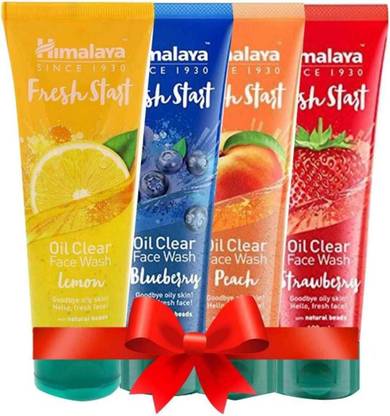 HIMALAYA FRUIT START OIL CLEAR FACE WASHES 50ML PACK OF 4 Face Wash