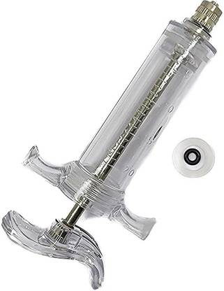 Agarwals 20ml Oral Feeding Syringe | Transparent | Luer Lock | for Veterinary Use Manual Fish Feeder