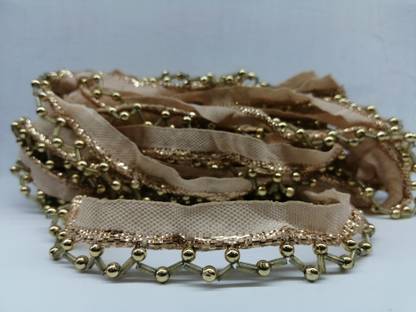 TULSI ENTERPRISE 4 no sali moti lace, fancy lace, jalar lace for all kinds of stitching and craft 4 no. Sali moti lace, fancy moti lace for all kinds of stitching and craft Lace Reel