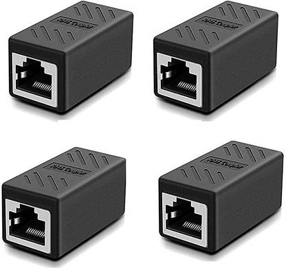 ATEKT Adsl Extension Jointer Adapter Connector Female To Female Extender Lan Adapter