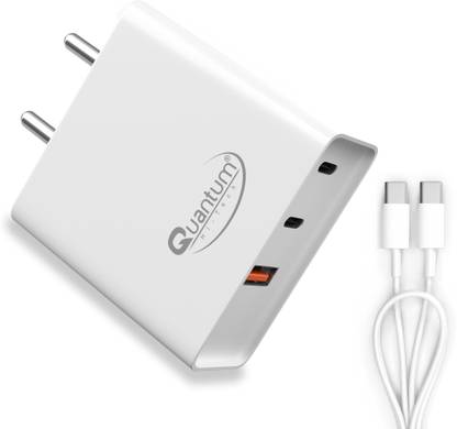 QUANTUM 6533 Laptop PD Charger 65 W Adapter  (Power Cord Included) at Rs. 799