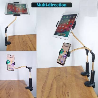 TECHGEAR Gooseneck Flexible Clip Lazy Arm Stand, for Both Tablets/Kindle and Mobiles Mobile Holder