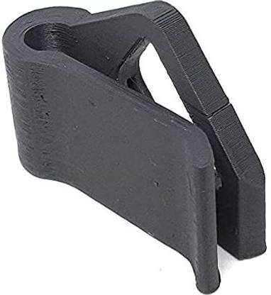 CERO 3D Printed Money Cash Clip with Coin(Black PLA Plastic) Plastic Money Clip
