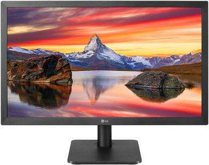 LG Led-Monitor 54.61 cm (21.5 Inches) Full HD LED Backlit VA Panel with OnScreen Control, Reader Mode, Flicker Free Monitor (22MP400-B.BTR)