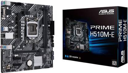 ASUS H510M-E LGA 1200Socket Micro-ATX Intel H510 Chipset DDR4 Motherboard for Desktop