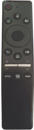 LipiWorld 4K LED Smart TV with Voice Assistant Remote Control with Netflix Prime Video Zee5 Function (with Voice) Compatible for Samsung Voice Remote Controller