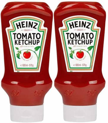 HEINZ Tomato Ketchup 570gx2 Pack Of 2 Ketchup