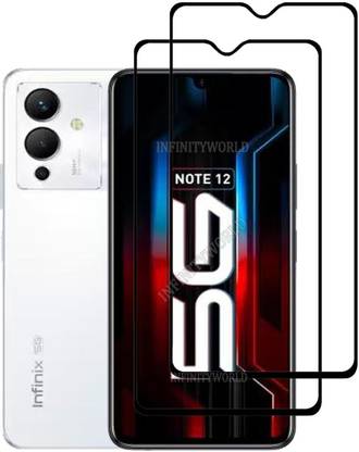 INFINITYWORLD Edge To Edge Tempered Glass for Infinix Note 12 5G