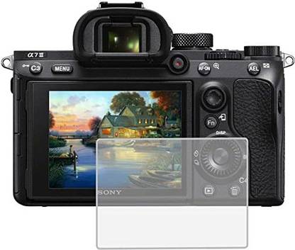 BOLTOVE Screen Guard for LCD Screen Protector Tempered Glass Compatible for Sony Alpha A7III Mirror Less Digital Camera