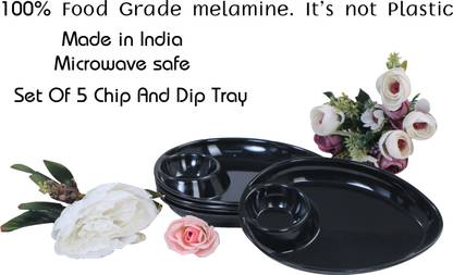 Dipchu BLACK CHIP AND DIP SET 05 Chip & Dip Tray