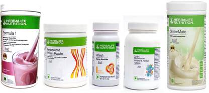 Herbalife Nutrition FORMULA1ROSEKHEER PROTIEN200G AFRESH ENERGY DRINK GINGER 50 +SHAKEMATE 500 +F2 Whey Protein