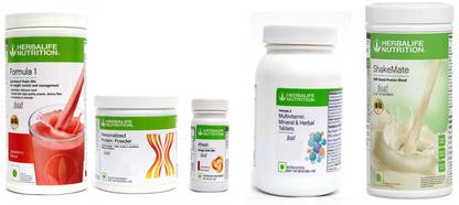 Herbalife Nutrition FORMULA1STRAWBERRYPROTIEN200G AFRESH ENERGY DRINK CINNAMAN 50 +SHAKEMATE 500 +F2 Whey Protein