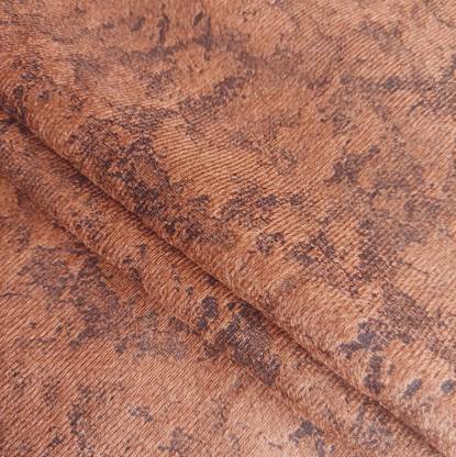 Bowzar Thin Suede 1 Meter Dark Brown Velvet Solid Smooth Silky Cloth for Sofa, Curtains Sofa Fabric