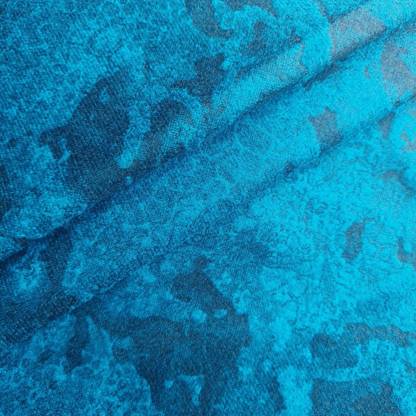 Bowzar Thin Suede 1 Meter Sky Blue Velvet Solid Smooth Silky Cloth for Sofa, Curtains Sofa Fabric