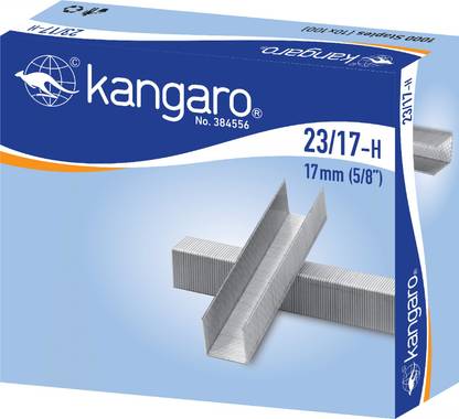 Kangaro Manual 17mm Desk Essentials 23/17-H 17mm Heavy Duty Steel Wire Staple Pin Stapler Pin