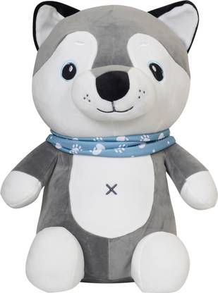 ULTRA Cute Soft Fox Toy 21 inch (Grey)  - 15 inch