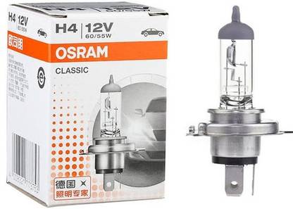 OSRAM H4 HALOGEN 62204 EXTERIOR HEADLIGHT BULB (12V,100/90W) Headlight Car, Truck, Van, Motorbike Halogen (12 V, 100 W)