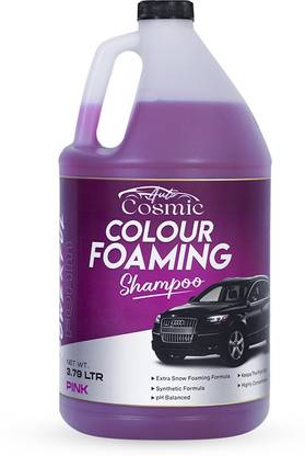 AUTOCOSMIC Red Colour Snow Foaming Shampoo 3.79KG Car Washing Liquid