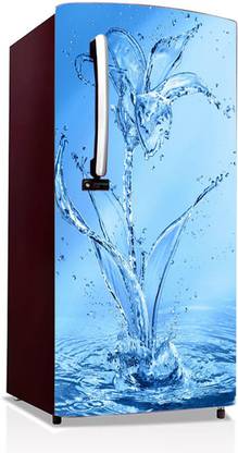 HD PRINT HOUSE Vinyl Decorative Blue Wallpaper