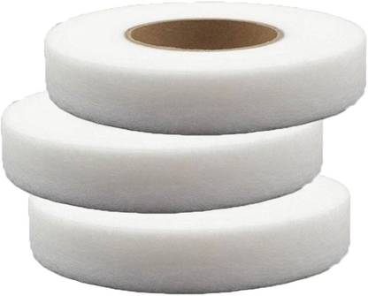 Navani Double Sided Hem Tape Fabric Rivil Civil Fusing Tape - 1.5 cmX100 Yards - 3 Nos. 22 Count Aida Cloth