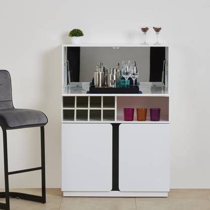 Home Centre Engineered Wood Bar Cabinet